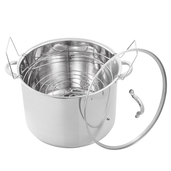 Mcsunley Stainless Steel Canner 14.25 in. 21.5 qt Silver 620